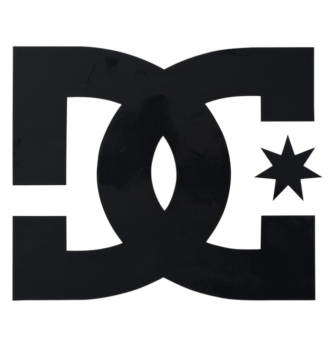 dcshoes, Star Vinyl 4 Sticker, BLACK (blk) 0 Star Vinyl 4 Sticker 52380001 DC Shoes