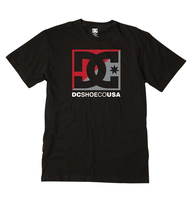 dcshoes, Cross Star Tee, BLACK / ATHLETIC RED (bah) 0 Cross Star Tee 53200439 DC Shoes