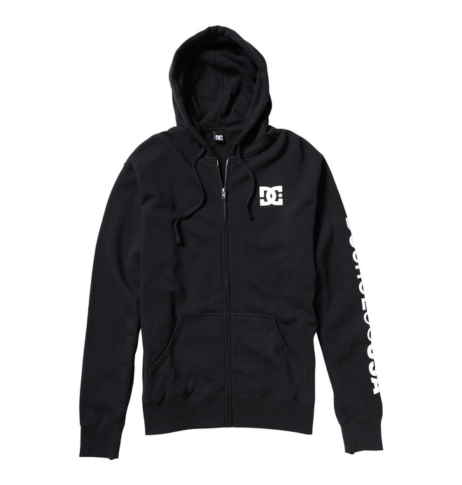 dcshoes, Men's Rob Dyrdek Chest Star Zip Hoodie, BLACK (blk) 0 Men's Rob Dyrdek Chest Star Zip Hoodie 53860151 DC Shoes