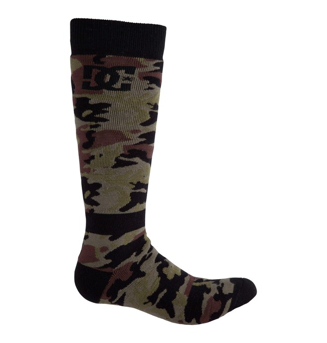 dcshoes, Men's Apache Snowboard Socks, CAMO (cmo) 0 Men's Apache Snowboard Socks 54390022 DC Shoes