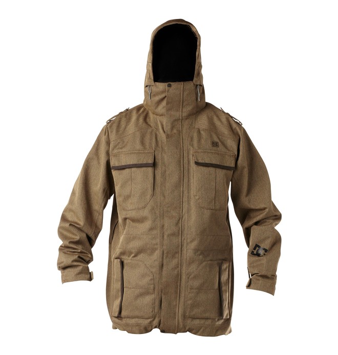 dcshoes, Men's Falera Snowboard Jacket, OAK HEATHER (hok) 0 Men's Falera Snowboard Jacket 54645111 DC Shoes