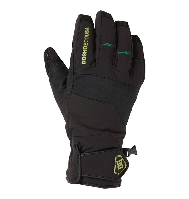 dcshoes, Men's Mizu Snowboard Gloves, BLACK (blk) 0 Men's Mizu Snowboard Gloves 54671063 DC Shoes