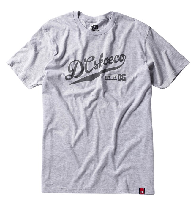 dcshoes, RD BASELINE TEE, ASH (ash) 0 RD BASELINE TEE 55200428 DC Shoes