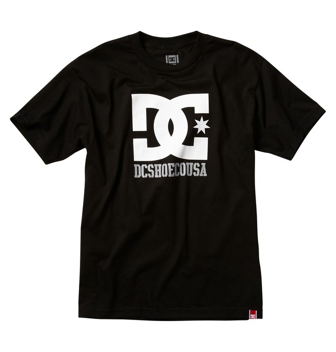 dcshoes, Men's Rob Dyrdek USA Star Tee, BLACK / WHITE (bkw) 0 Men's Rob Dyrdek USA Star Tee 55200431 DC Shoes