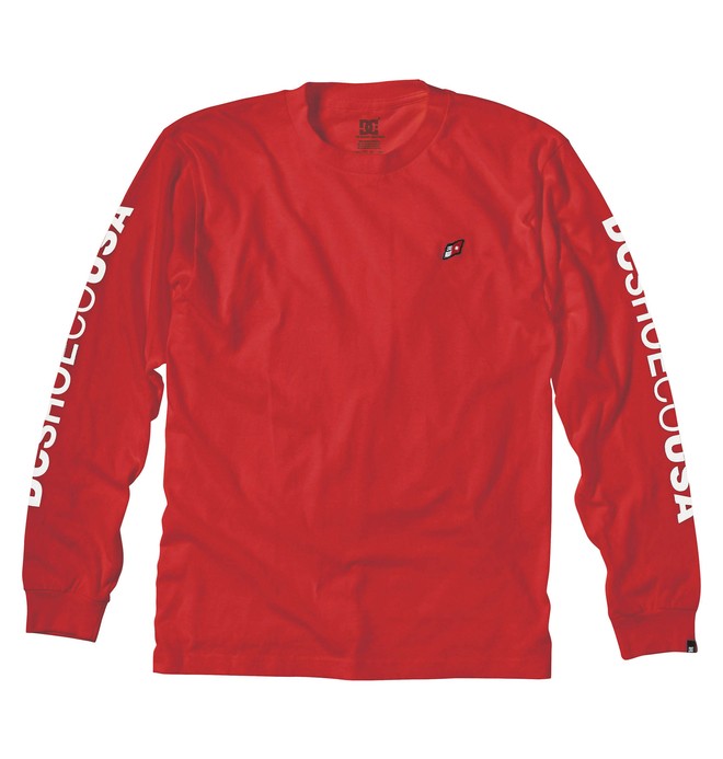 dcshoes, SLEEVER LS, ATHLETIC RED (ath) 0 SLEEVER LS 55210030 DC Shoes