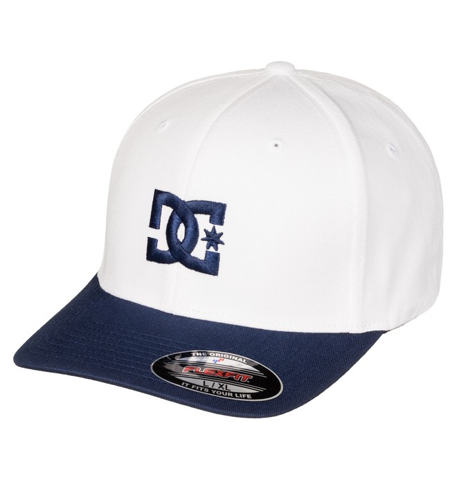 dcshoes, Cap Star 2 - Flexfit Cap, SNOW WHITE (wbb0) 0 Cap Star 2 - Flexfit Cap Weiss 55300096 DC Shoes
