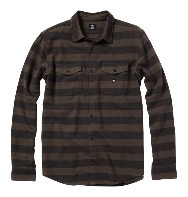 dcshoes, Men's Howler Long Sleeve Shirt, DARK SHADOW (dsd) 0 Men's Howler Long Sleeve Shirt 55820072 DC Shoes