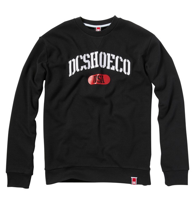 dcshoes, RD HERITAGE CREW, BLACK (blk) 0 RD HERITAGE CREW 55860108 DC Shoes