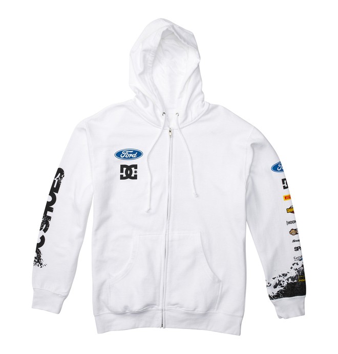 dcshoes, Men's Ken Block Cracked Up Zip Hoodie, WHITE (wht) 0 Men's Ken Block Cracked Up Zip Hoodie 56861290 DC Shoes
