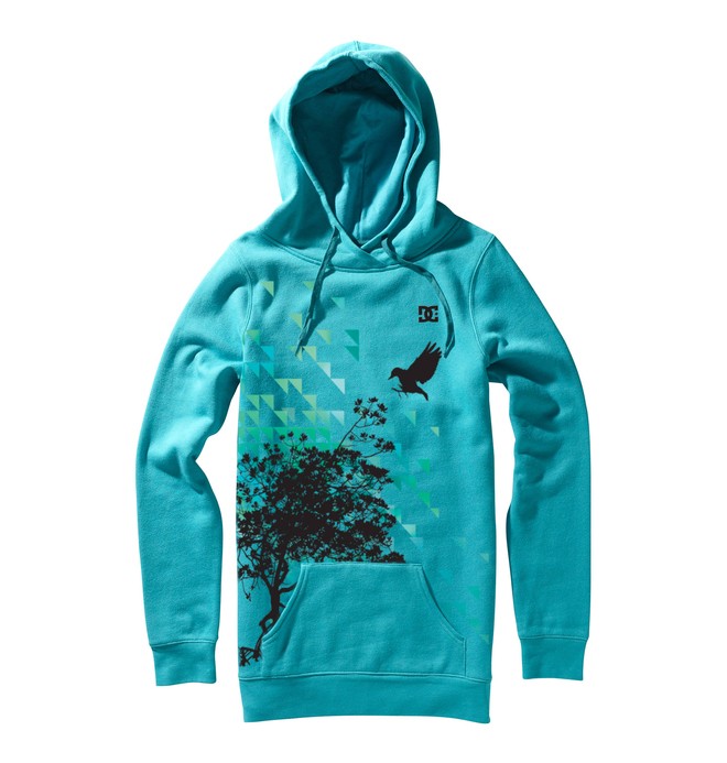 dcshoes, Women's Landing Pullover Hoodie, LAKE BLUE (lkb) 0 Women's Landing Pullover Hoodie 64240011 DC Shoes