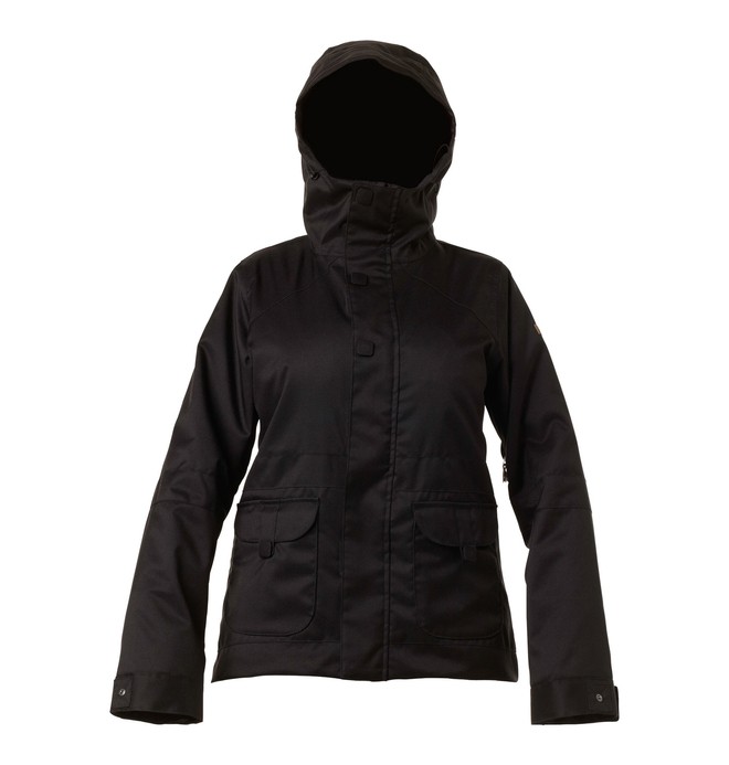 dcshoes, Women's Pool Snowboard Jacket, BLACK (blk) 0 Women's Pool Snowboard Jacket 64641113 DC Shoes