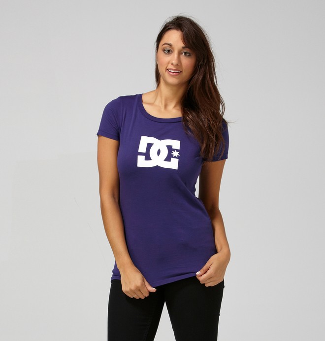 dcshoes, Women's T-Star Tee, DARK PURPLE (dpu) 0 Women's T-Star Tee 65200143 DC Shoes