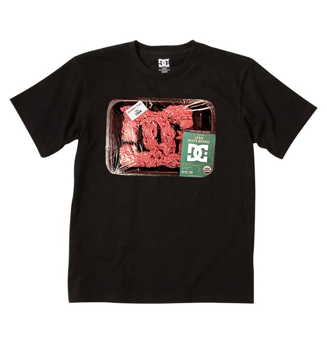 dcshoes, Boy's Lean Meat Tee, BLACK (blk) 0 Boy's Lean Meat Tee 71200172 DC Shoes