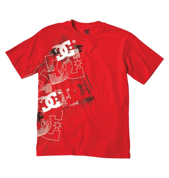 dcshoes, Boy's Pad Tee, ATHLETIC RED (ath) 0 Boy's Pad Tee 71200174 DC Shoes