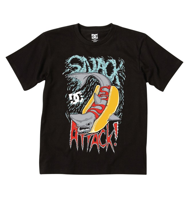 dcshoes, Boy's Snack Attack Tee, BLACK (blk) 0 Boy's Snack Attack Tee 71200176 DC Shoes