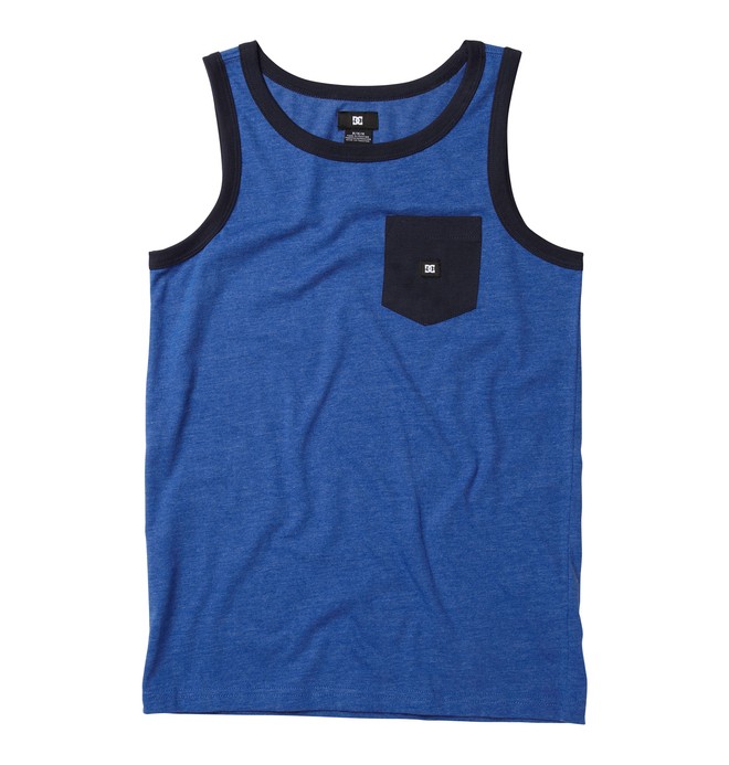 dcshoes, Boy's Contra Tank, HEATHER OLYMPIAN BLUE (4hb) 0 Boy's Contra Tank 71830038 DC Shoes