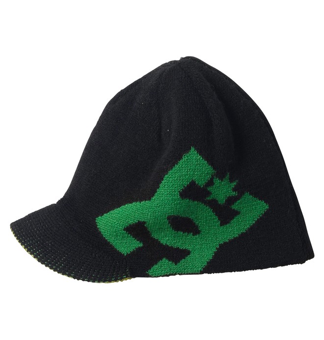 dcshoes, Kids Cascata Visor Beanie, BLACK/TENNIS (bts) 0 Kids Cascata Visor Beanie 74310038 DC Shoes