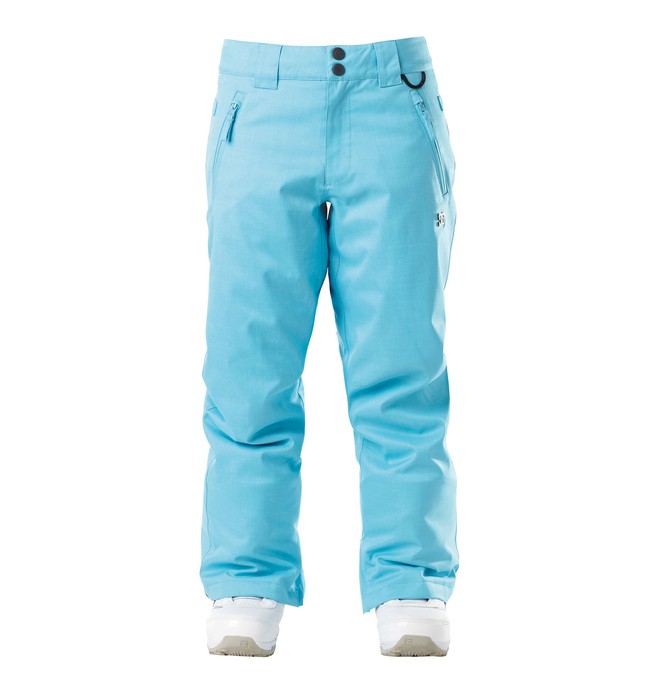 dcshoes, Girls Piper Snowboard Pants, BLUE TOLL (uto) 0 Girls Piper Snowboard Pants 74601028 DC Shoes