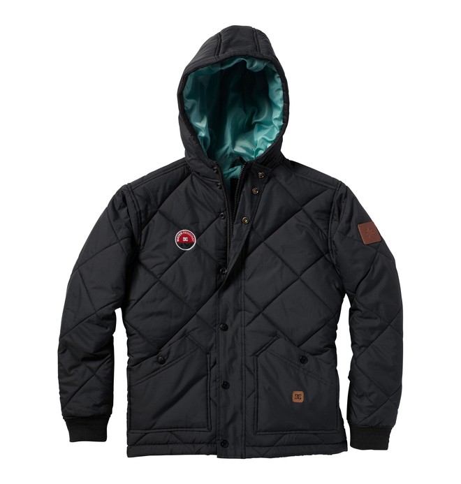 dcshoes, Boy's Diamond Jacket, BLACK (blk) 0 Boy's Diamond Jacket 75840023 DC Shoes