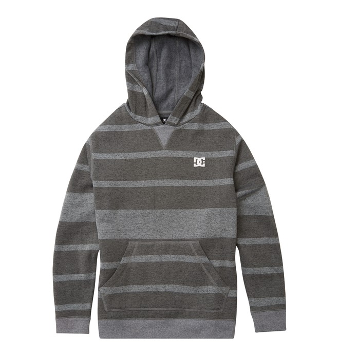 dcshoes, boy's Rebel Stripe Sweatshirt, ASH (sfv0) 0 boy's Rebel Stripe Sweatshirt ADBFT00122 DC Shoes
