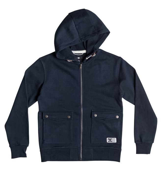 dcshoes, Boy's 8-16 DC Ashley hoodie, NAVY BLAZER (byj0) 0 Boy's 8-16 DC Ashley hoodie ADBFT03014 DC Shoes