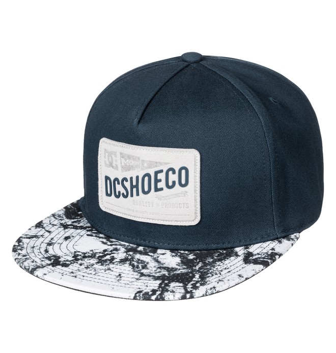 dcshoes, Leatherstan - Snapback Cap, SUMMER BLUES (bra0) 0 Leatherstan - Snapback Cap ADBHA03052 DC Shoes
