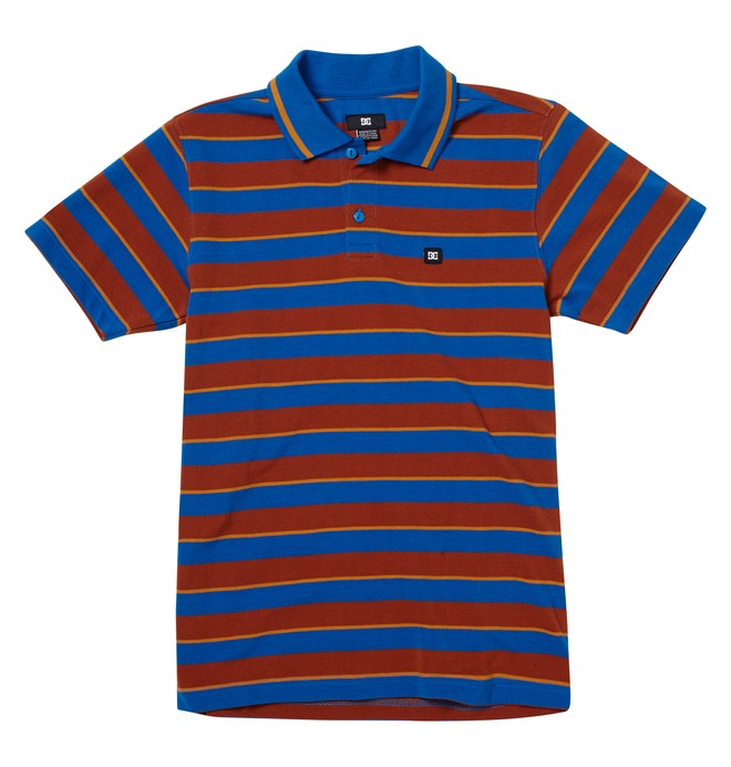 dcshoes, Boy's Hilltop Polo, SKYDIVER STRIPE (bqw3) 0 Boy's Hilltop Polo ADBKT00121 DC Shoes