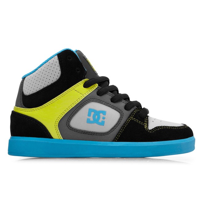 dcshoes, Union High, BLACK/TURQUOISE (btu) 0 Union High ADBS100005A DC Shoes