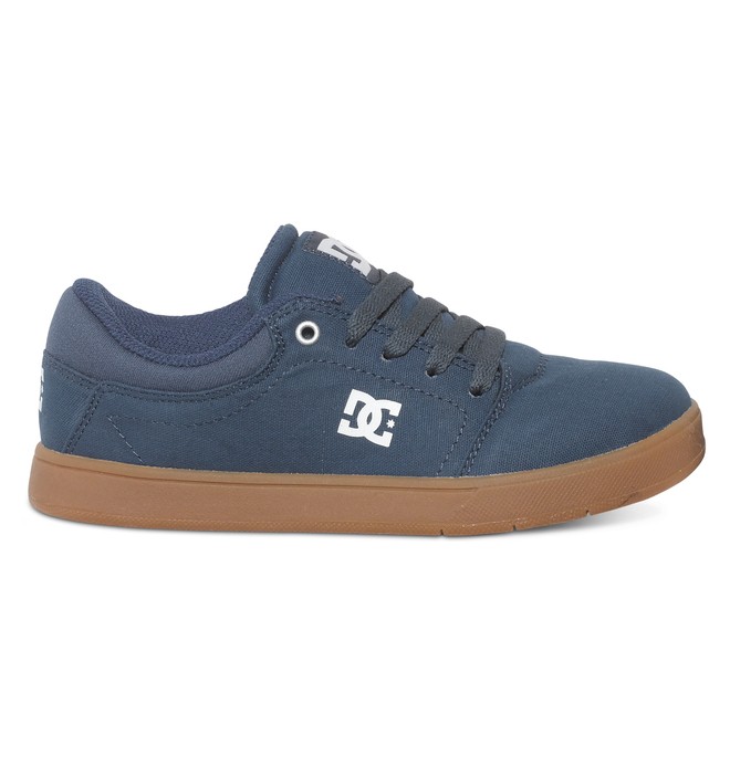 dcshoes, Kid's 4-7 Crisis TX Low Top Shoes, DARK DENIM/GUM (4dg) 0 Kid's 4-7 Crisis TX Low Top Shoes ADBS100089 DC Shoes