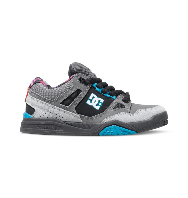 dcshoes, Kid's 4-7 Stag 2 Ken Block Shoes, GREY/GREY/BLACK (xssk) 0 Kid's 4-7 Stag 2 Ken Block Shoes ADBS100147 DC Shoes