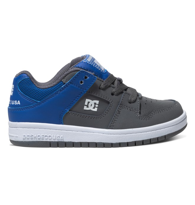 dcshoes, Boy's 8-16 Manteca Shoes, GREY/ROYAL (grg) 0 Boy's 8-16 Manteca Shoes ADBS100154 DC Shoes