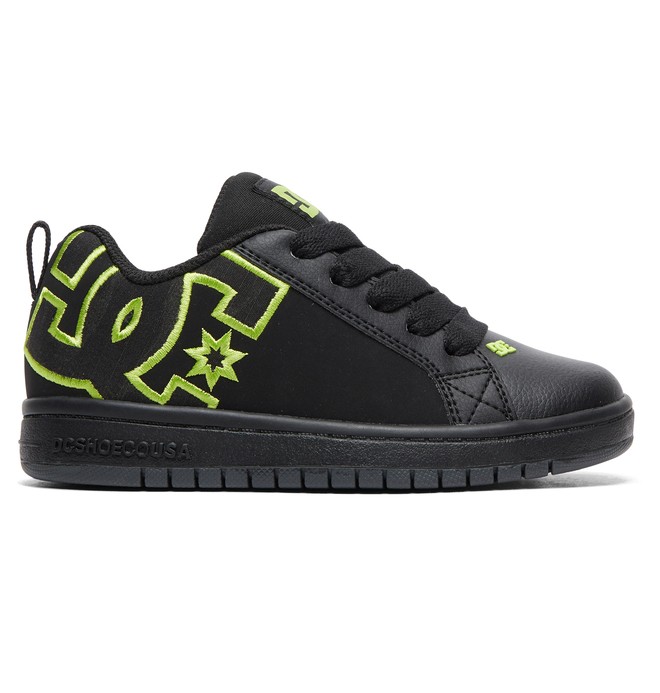 dcshoes, Court Graffik SE - Zapatos, BLACK/BLACK/SOFT LIME (bk9) 0 Court Graffik SE - Zapatos Azul ADBS100203 DC Shoes