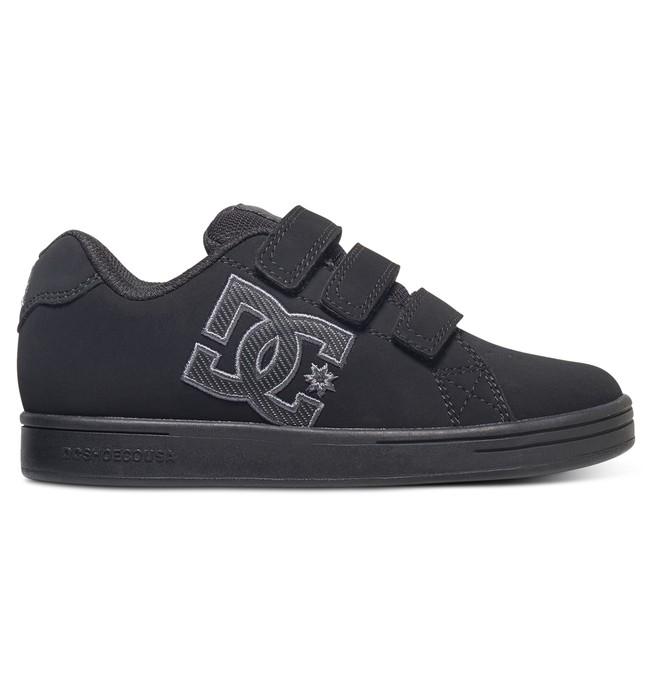 dcshoes, Kid's Character V Shoes, BLACK/BLACK/BLACK (3bk) 0 Kid's Character V Shoes ADBS100206 DC Shoes