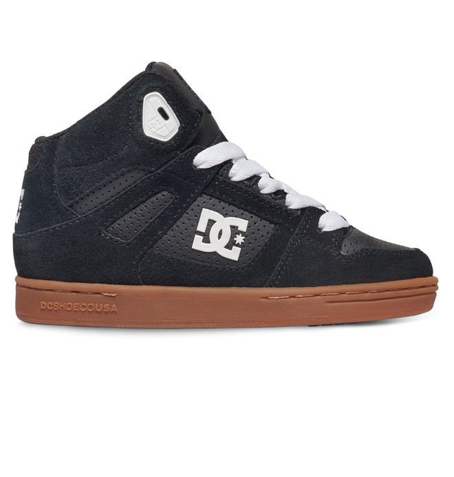 dcshoes, Rebound Hi - Chaussures montantes pour Garçon, BLACK/GUM (bgm) 0 Rebound Hi - Chaussures montantes pour Garçon ADBS100214 DC Shoes