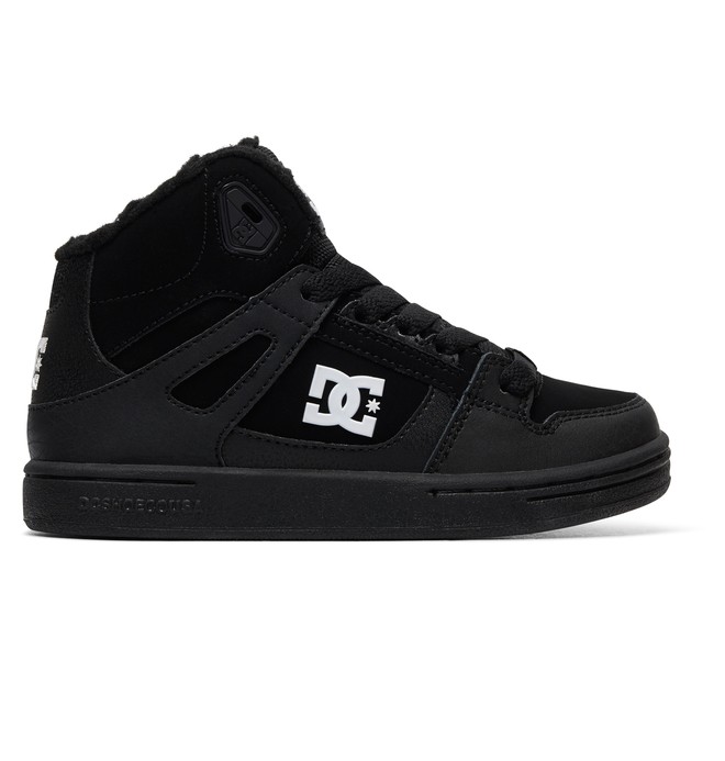 dcshoes, Boy's 8-16 Pure WNT Winter High-Top Boots, BLACK/BLACK/WHITE (blw) 0 Boy's 8-16 Pure WNT Winter High-Top Boots Black ADBS100245 DC Shoes