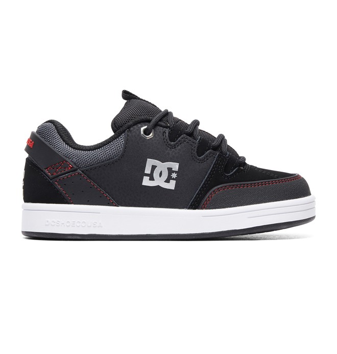 dcshoes, Boy's 8-16 Syntax Shoes, BLACK/RED/WHITE (xkrw) 0 Boy's 8-16 Syntax Shoes Black ADBS100257 DC Shoes
