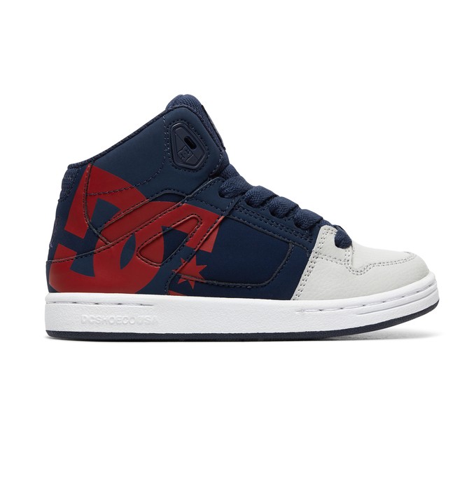 dcshoes, Boy's 8-16 Pure HT SP High-Top Shoes, NAVY/GREY (ngh) 0 Boy's 8-16 Pure HT SP High-Top Shoes Blue ADBS100258 DC Shoes