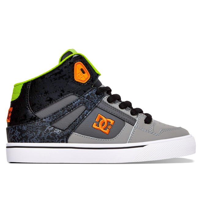 dcshoes, Spartan High Suede, BLACK/GREEN PRINT (0bg) 0 Spartan High Suede ADBS300012 DC Shoes