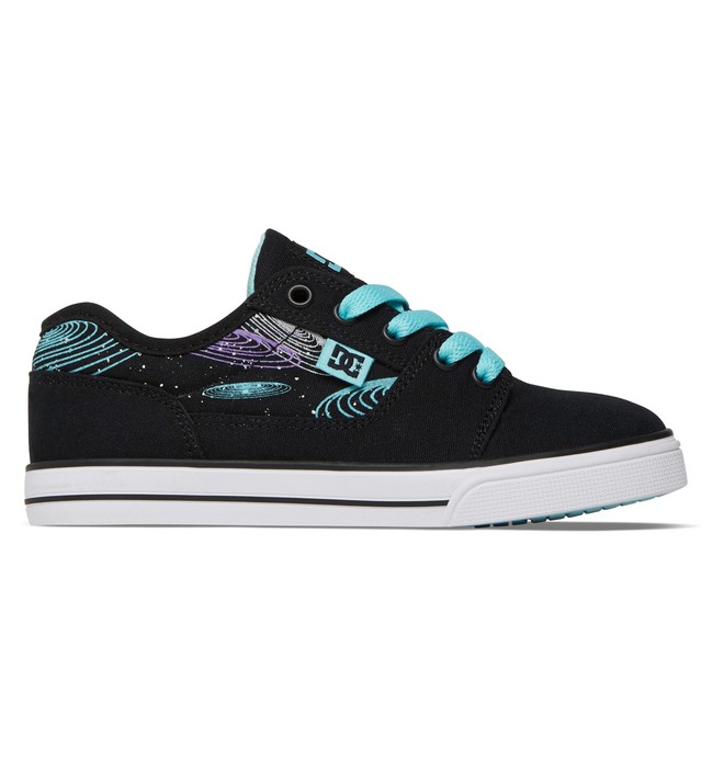 dcshoes, Kid's 8-16 Tonik TX SE Shoes, BLACK/AQUA (ba2) 0 Kid's 8-16 Tonik TX SE Shoes ADBS300051 DC Shoes