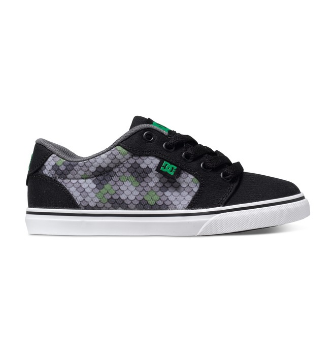 dcshoes, Boy's 4-7 Anvil TX SE Shoes, BLACK/DK GREY PRINT (bdp) 0 Boy's 4-7 Anvil TX SE Shoes ADBS300064 DC Shoes