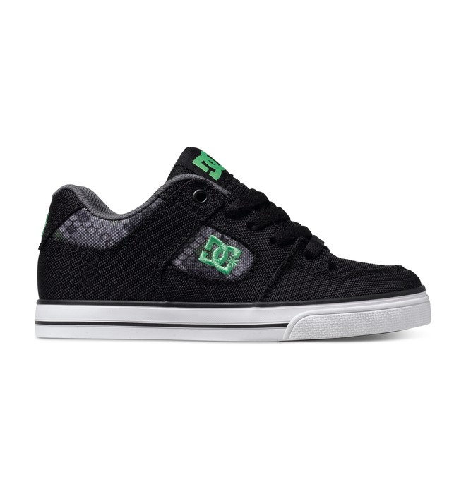 dcshoes, Boy's 8-16 Pure TX SE Shoes, BLACK/DK GREY PRINT (bdp) 0 Boy's 8-16 Pure TX SE Shoes ADBS300071 DC Shoes