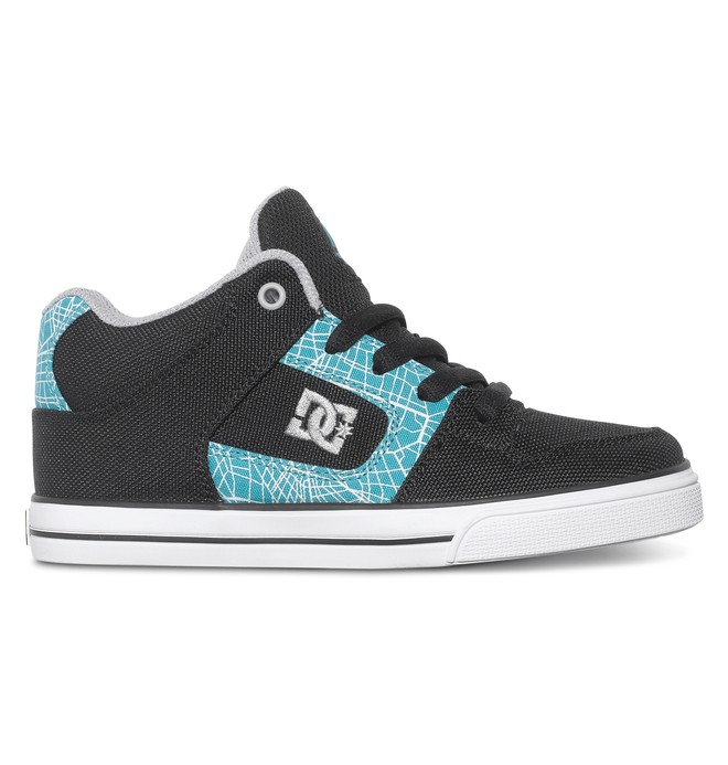 dcshoes, Boy's Radar TX Mid Shoe, BLACK/TURQUOISE (btu) 0 Boy's Radar TX Mid Shoe ADBS300098 DC Shoes