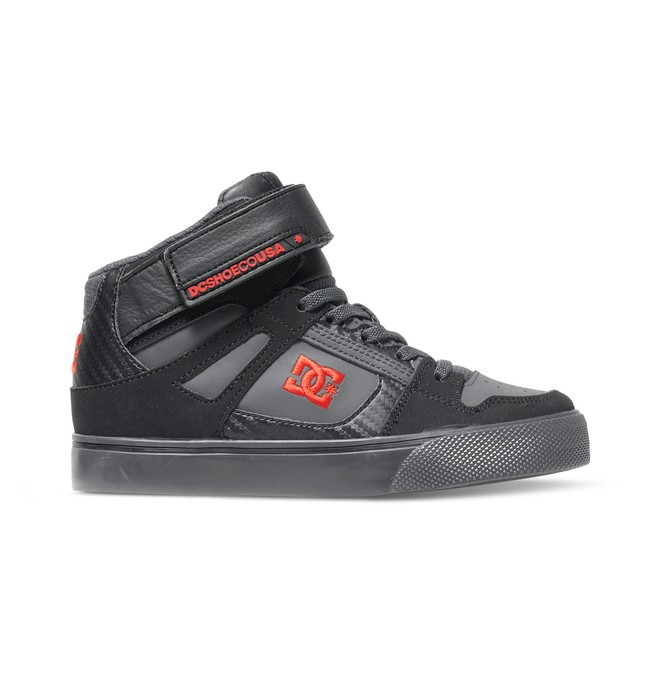 dcshoes, Boy's 8-16 Spartan SE EV High-Top Shoes, BLACK/ATHLETIC RED/BATTLESHIP (kab) 0 Boy's 8-16 Spartan SE EV High-Top Shoes ADBS300113 DC Shoes