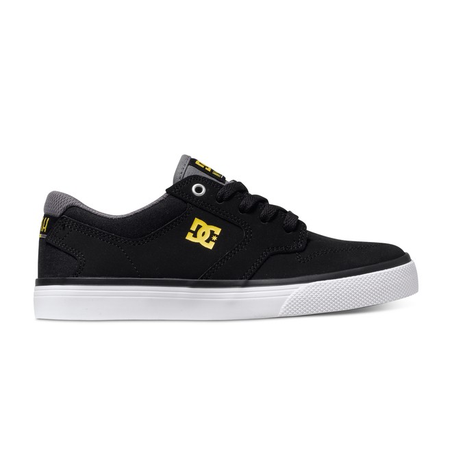 dcshoes, Boy's 8-16 Nyjah Vulc Nu Low-Top Shoes, BLACK/YELLOW (by0) 0 Boy's 8-16 Nyjah Vulc Nu Low-Top Shoes ADBS300123 DC Shoes