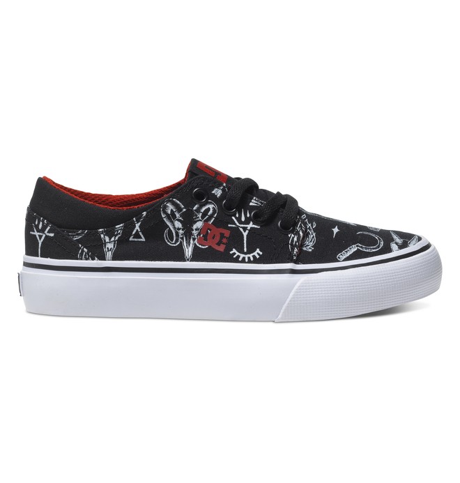 dcshoes, Trase SP - Zapatillas de corte bajo, BLACK/RED PRINT (bep) 0 Trase SP - Zapatillas de corte bajo ADBS300129 DC Shoes
