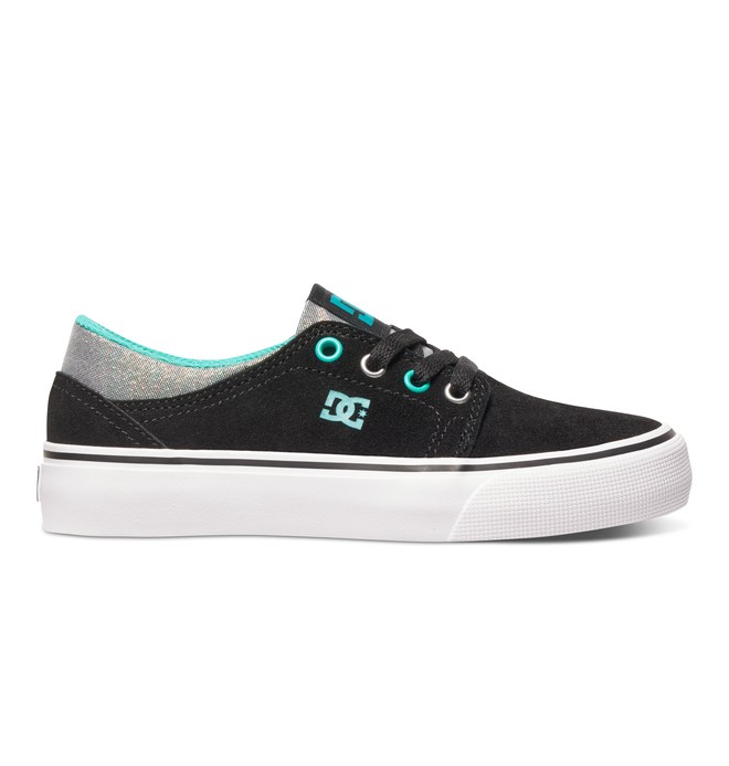 dcshoes, Kid's 8-16 Trase SE Shoes, BLACK/TURQUOISE/WHITE (bqw) 0 Kid's 8-16 Trase SE Shoes ADBS300181 DC Shoes