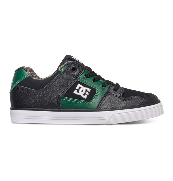 dcshoes, Pure Elastic SE - Chaussures slip-On, BLACK/GREEN (bgn) 0 Pure Elastic SE - Chaussures slip-On ADBS300223 DC Shoes