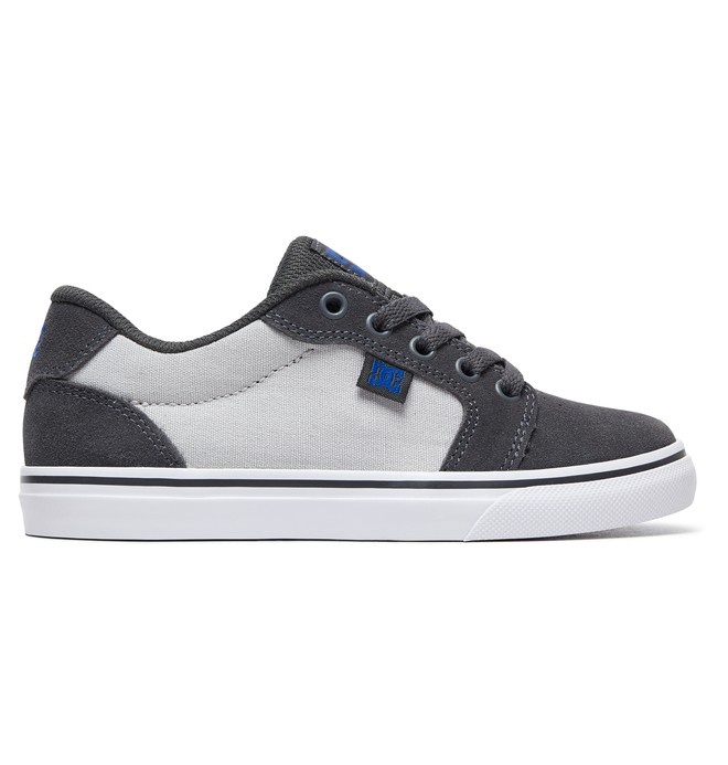 dcshoes, Boy's 8-16 Anvil Shoes, GREY/BLUE (gbf) 0 Boy's 8-16 Anvil Shoes Grey ADBS300245 DC Shoes