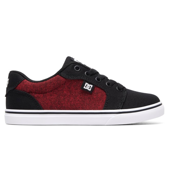 dcshoes, Boy's Anvil TX SE Shoes, BLACK/ATHLETIC RED (bah) 0 Boy's Anvil TX SE Shoes Black ADBS300246 DC Shoes