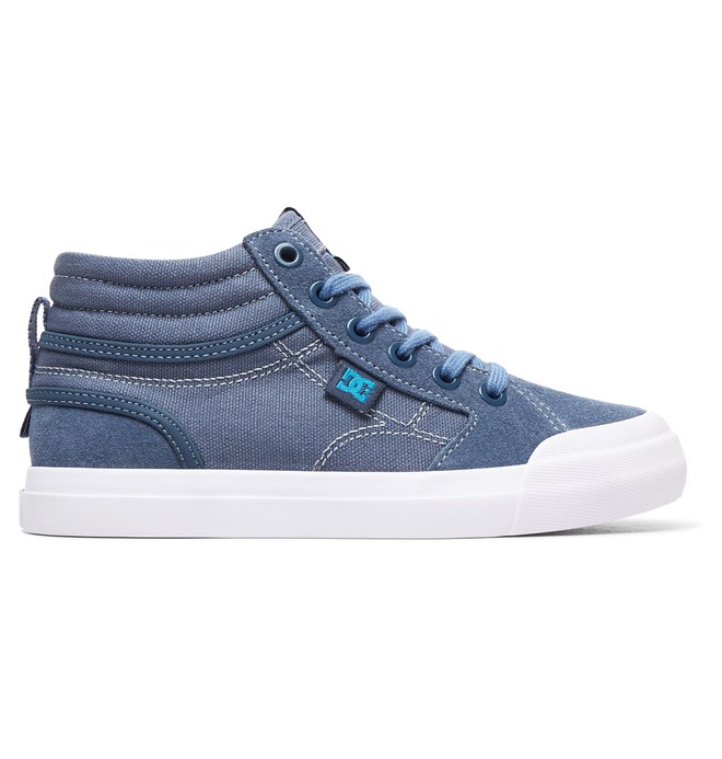dcshoes, Boy's 8-16 Evan Hi High-Top Shoes, BLUE/BLUE/BLUE (xbbb) 0 Boy's 8-16 Evan Hi High-Top Shoes Blue ADBS300255 DC Shoes